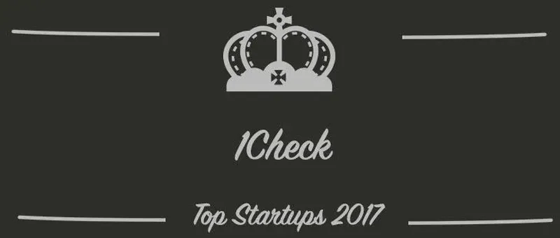1Check : une startup à suivre en 2017 (Présentation)