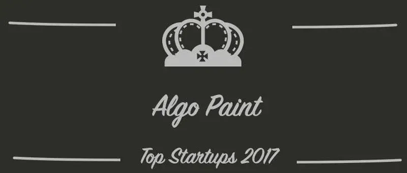 Algo Paint : une startup à suivre en 2017 (Présentation)