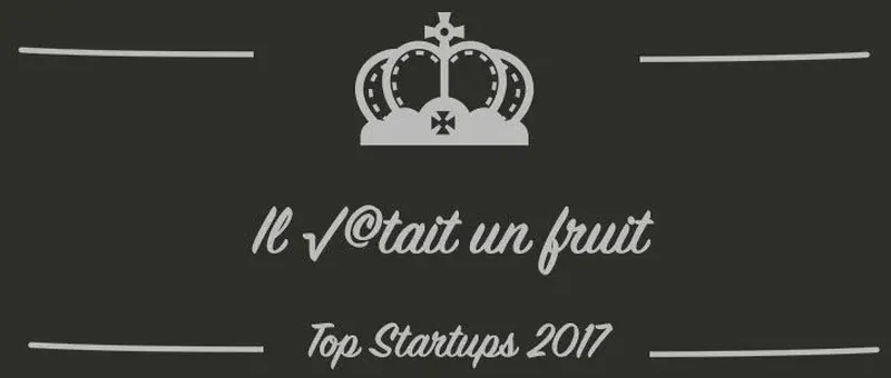 Il était un fruit : une startup à suivre en 2017 (Présentation)