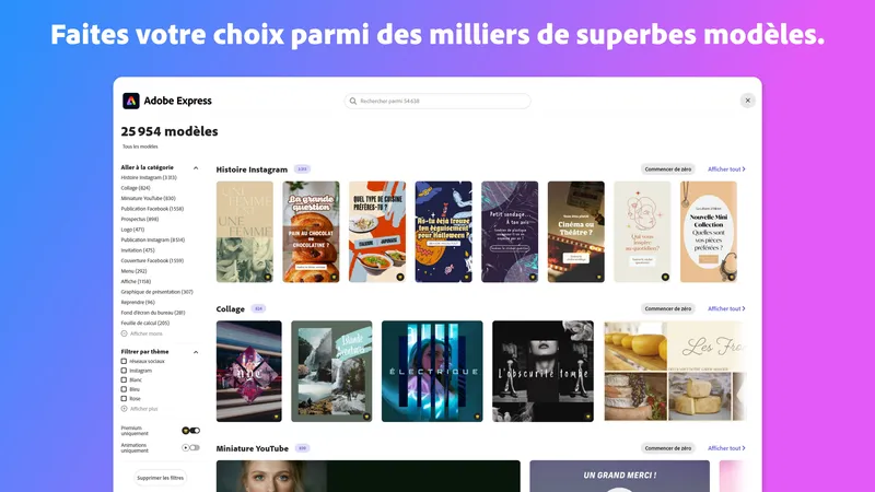 Il existe des milliers de modèles pour créer une bannière Facebook originale !